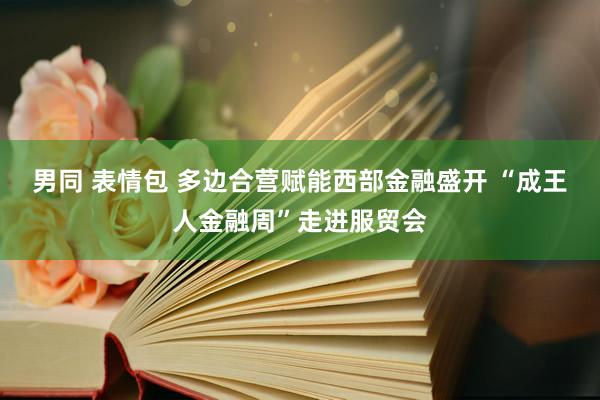 男同 表情包 多边合营赋能西部金融盛开 “成王人金融周”走进服贸会