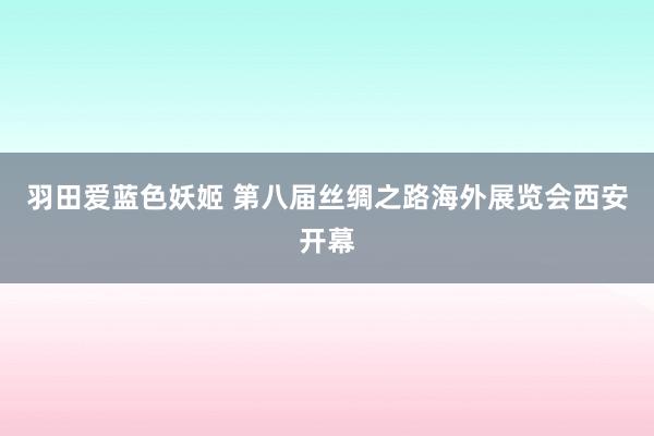 羽田爱蓝色妖姬 第八届丝绸之路海外展览会西安开幕