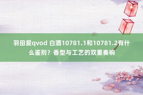 羽田爱qvod 白酒10781.1和10781.2有什么鉴别？香型与工艺的双重奏响