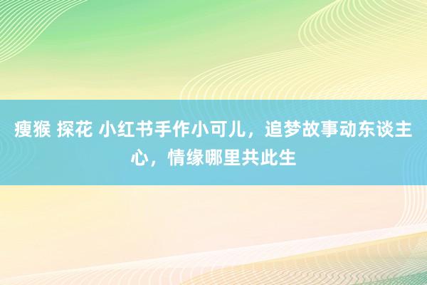 瘦猴 探花 小红书手作小可儿，追梦故事动东谈主心，情缘哪里共此生