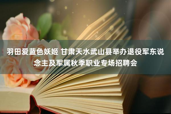 羽田爱蓝色妖姬 甘肃天水武山县举办退役军东说念主及军属秋季职业专场招聘会